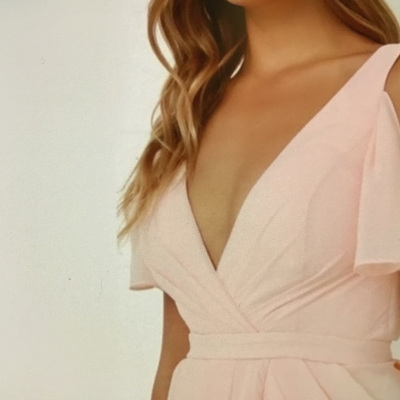 Bariano Graze - Full Dancer Peach Maxi Dress XS - Picture 5 of 7